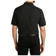 thumbnail image 4 of Yellow Rooster Mens Short Sleeve Heavyweight Cotton Pique Polo Black XS, 4 of 4