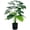 1, variant on 28" Tropical in Black Pot for Bathroom and Decor | Artificial indoor with adjustable leaves and easy assembly for mon office, entryway, hallway and apartment decor