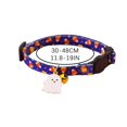 thumbnail image 3 of Halloween Cartoon Pet Collar For Cats And Dogs With Bell Buckle Adjustable Necklace Decorations Pumpkin Pattern Festive Atmosphere Comfortable And F, 3 of 9
