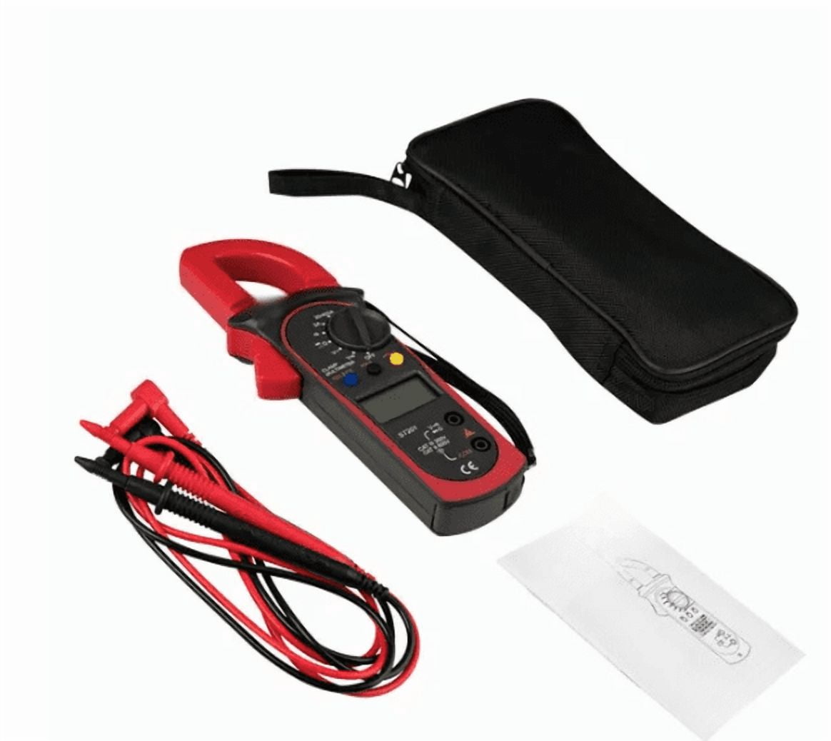 Digital Multimeter with AC DC Volt Ohm Amp Clamp Auto Range LCD Handheld Tester for Voltage Current Resistance Testing
