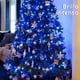 thumbnail image 3 of Serie de Luces Navideñas DOSYU 15 Metros Azul 300 LEDs DY-ICE300L-UL, 3 of 8