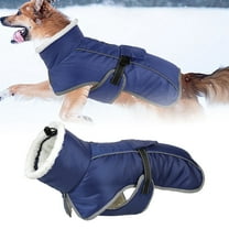 Insulated Dog Winter Coat Cold Weather Jacket With Padding Vest Built In Warm Clothing Back Zipper Design For Small Medium Breeds