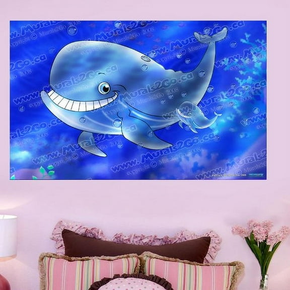 Wallhogs Whales Wall Mural