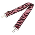 thumbnail image 3 of EeaseCA 1 Pc Zebra Printed Wide Shoulder Strap Colorful Adjustable Crossbody Strap, 3 of 7