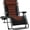 Black/Brown, variant on NeoNiches Oversized Padded Zero Gravity Chair, Folding Outdoor Patio Recliner, XL Anti Gravity Lounger for Backyard w/Headrest, Cup Holder, Side Tray, Polyester Mesh - Navy/Teal
