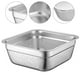 thumbnail image 2 of Colador de malla de acero inoxidable para lavar arroz, cesta para lavar verduras, cesta de drenaje de metal., 2 of 8