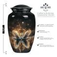 thumbnail image 3 of Swan Large Cremation Urns for Ashes For Men, Burial Urns for Adult Human Ashes, Small Urn for Ashes for Women, Funeral Urn(Size - 10inch 1Pcs, 3inch 2Pcs), 3 of 8