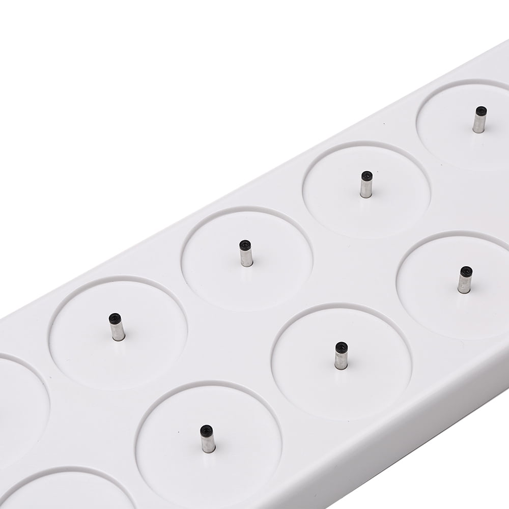 Set of 12 Rechargeable LED Pillar Candles - Flameless, Warm Yellow, Flickering Electric Candle Lights for Christmas, Weddings, and Parties