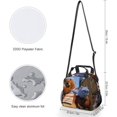 thumbnail image 2 of Bear Grizzy Lemmings Portable Lunch Bag Thermal Cooler Shoulder Bento Bag Insulated Lunch Box for School Picnic Office, 2 of 8