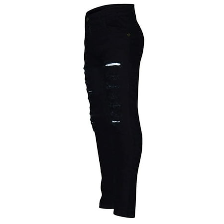 

Zlekejiko Old Years 314 Tight Fashion Children s Zipper Pocket Jeans Button Long Hole Girls Pants