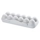 thumbnail image 1 of Caja de almacenamiento de huevos, soporte de plástico apilable para huevos, organizador de almacenamiento de rejillas con tapa a presión, Organizadores de utensilios de cocina Gris 12 rejilla Inteprter HA003342-03, 1 of 6