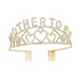 thumbnail image 1 of Corona Diadema Madre a Corona Día de la Madre Elegante Regalo del Día de la Madre Diadema Corona de diamantes de imitación para deshierbe Cumpleaños, 1 of 8