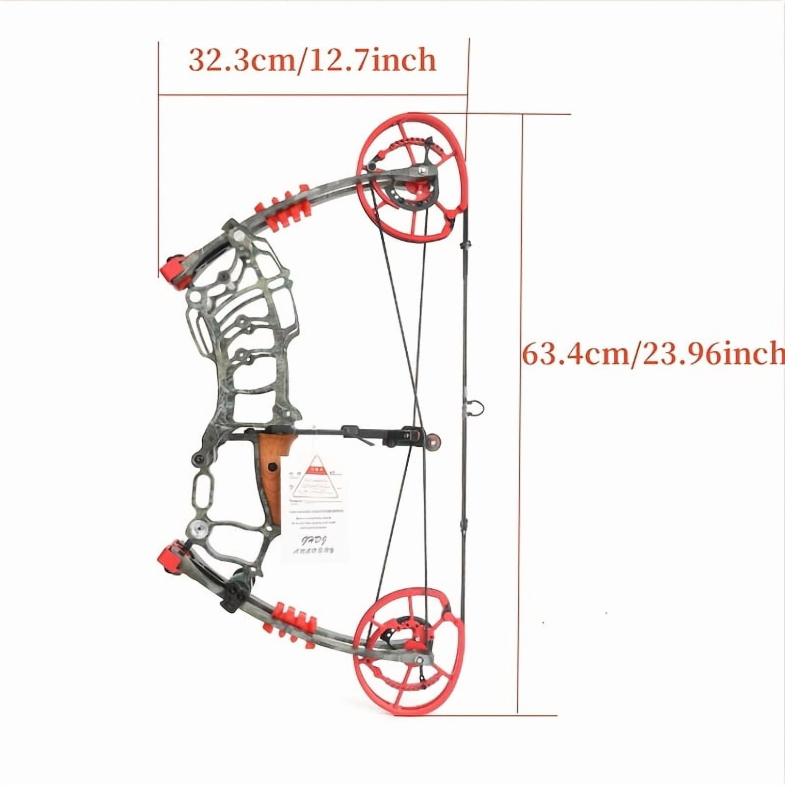 1 Set Of Compound Bows 30-55 Lbs Compound Bow Dual-purpose Bow Outdoor Hunting Archery Compound Dual-purpose Bow Archery Dual-purpose Compound Bow Alloy Composite Bow It Can Be Used By Both Novices