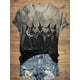 thumbnail image 2 of Camiseta de bruja de Halloween BOMYTAO manga corta multicolor XL, 2 of 2