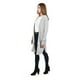 thumbnail image 2 of Cardigan largo con capucha Roman Fashion /Juvenil, 0877 (Gris) gris M, 2 of 5