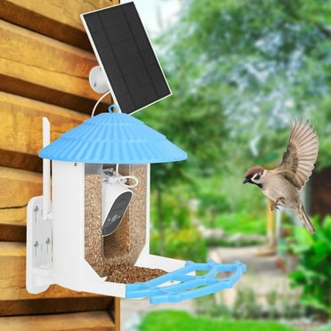 iMounTEK Solar Smart Bird Feeder with Camera, 2K HD, Auto Capture Bird Videos, Free AI Identify, App Notify, Ideal Gift for Bird Lover