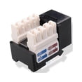 thumbnail image 4 of [UL Listed] Cable Matters 10-Pack Cat6 RJ45 Keystone Jack (Cat 6 / Cat6 Keystone Jack) in Black, 4 of 7