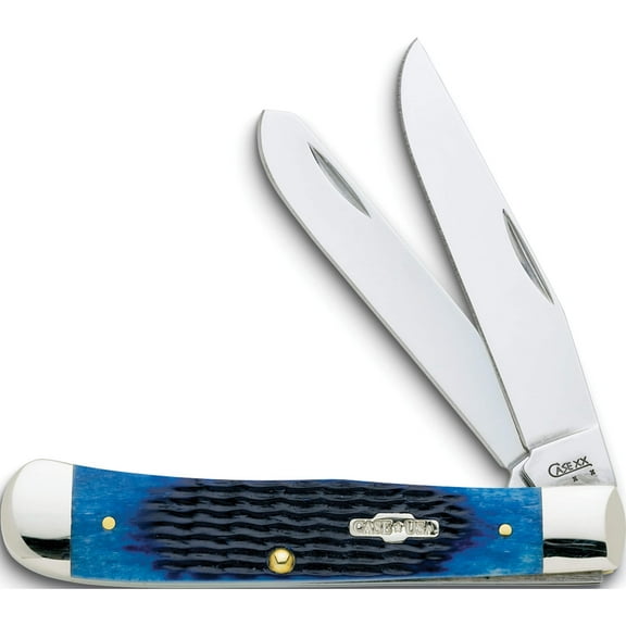 Fashion Case Blue Trapper Pocket Knife (4.5 X 1.63) Made In United States gm551