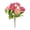 Pink, variant on Artificial Snow Flower Bouquet with 7 Heads – Lifelike Pink Plastic Fake Flowers for Indoor and Outdoor Decoration, 12.99 x 4.74 Inches, 1 Piece