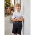 thumbnail image 3 of PureChapter Boys' Clothing Sets Boys Summer Outfits Hawaiian Short Sleeve Shirts Matching Shorts 2-Piece for Beach Vacation, 3 of 7