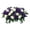 Purple, variant on Artificial Cemetery Flower,Artificial Headstone Flower Saddle-Outdoor Grave Saddle Headstone Decorations,Rose Sunflower Cemetery Flowers for Grave,Outdoor Grave Decorations for Cemetery Saddles,Pink