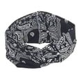 thumbnail image 1 of Diademas para mujer, diadema cuadrada para mujer, para yoga, deporte, elástica, floral, turbante, anudado retorcido., 1 of 4