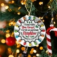 thumbnail image 1 of LSLJS Christmas Hanging Decorations Acrylic Pendant Christmas Hanging Christmas Gifts for Family Colleagues Christmas Tree Round Decoration Christmas Ornaments, 1 of 8