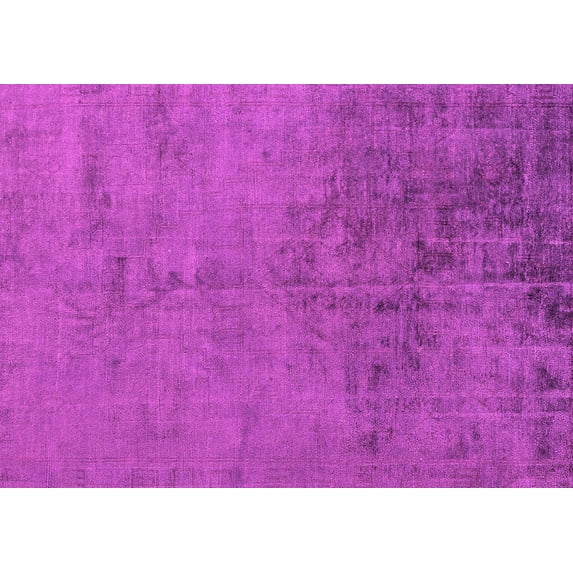 Ahgly Company Machine Washable Indoor Rectangle Abstract Pink Modern Area Rugs, 7' x 10'