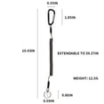 thumbnail image 4 of Eigraketly Cuerda de alambre antipérdida de 5 uds., cordón elástico reutilizable, herramienta de equipo de seguridad, aparejos de pesca, Pescar, 4 of 6