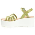 thumbnail image 2 of Journee Womens Miragge Ankle Strap Platform Sandals, 2 of 8