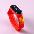 thumbnail image 1 of Watch Électronique Dessin Animé pour Hommes Femmes Poupée Écran Tactile Poignet Watch pour Étudiant C-Rouge, 1 of 4