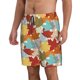 thumbnail image 2 of Balery Fall Maple Leaves Traje de Baño Estilo Hawaiano para Hombre, Shorts de Secado Rápido con Bolsillos-X-Large, 2 of 6
