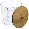 thumbnail image 3 of CONTENEDOR ACRILICO C/TAPA BAMBO TRANSPARENTE REDONDO, 3 of 3
