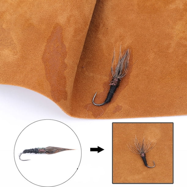 9x9x04cm Paño de limpieza de línea de pesca 2PCS 10g Paño de limpieza de pesca Plegable para uso al aire libre Niños adultos Amante de la pesca Mar / Pesca fresca Aparejos ANGGREK Otros
