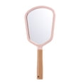thumbnail image 1 of AURARMLET 1Pcs Handheld Makeup Mirror In Elliptical Shape For Women, 1 of 6