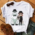 thumbnail image 4 of Camiseta de Anime Spy X Family para mujer, camisetas de manga corta de moda Harajuku japonés, Tops de verano Kawaii, Camiseta de cuello redondo para mujer, 4 of 5