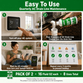 thumbnail image 4 of Sylvan AC Drain Line Cleaner | 2x 16 Oz (8 Uses) | 12 Month Supply | Made in USA | Universal Compatibility | Removes Clogs and Buildup from HVAC Condensate Lines | Air Conditioner Unclogger, 4 of 8