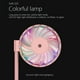 thumbnail image 3 of Ventilador de cuello portátil con doble cabeza giratoria 360° - Carga USB, 3 velocidades y batería de larga duración (8h) - Ideal para deportes y actividades al aire libre - Color rosa, 3 of 6