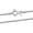 Silver 0.8 mm Box, variant on Women's 925 Sterling Silver Chain Necklace: 18K Gold Plated 1.05 Curb