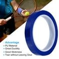 thumbnail image 3 of Unique Bargains 55 Yards x 0.6 in PU Tennis Racket Badminton Racquet Grip Finishing Tapes, Blue, 3 of 5