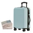 thumbnail image 1 of 3-Piece Hardside Luggage Set. Suitcase Set with wheels: Carry On Luggage and two packing cubes, 1 of 10