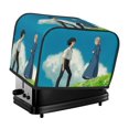 thumbnail image 1 of Funda para tostadora de 2 rebanadas de Howl's Moving Castle, funda protectora contra el polvo y las huellas dactilares para pan, de poliéster, fundas para pequeños electrodomésticos de cocina, 1 of 6