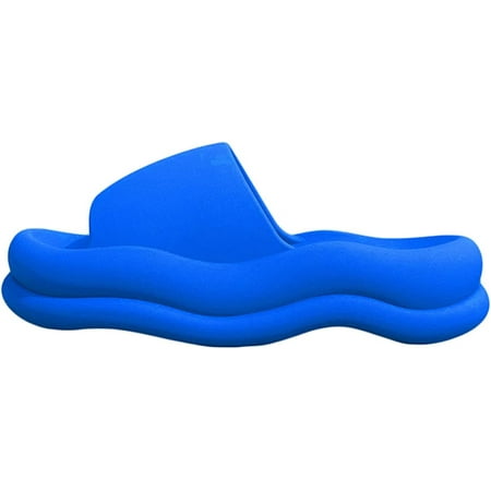 

CoCopeaunts Women Open Toe Slides Non-Slip Thick Sole Slide Sandals Soft Beach Slides Indoor Outdoor 2023