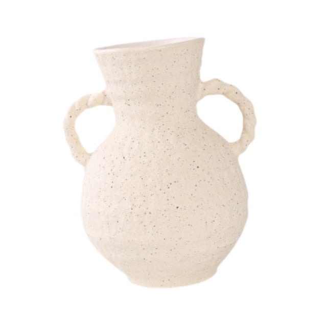 Jarrón de cerámica para decoración de mesa, estilo bohemio, para bodas, estilo rústico, para cafetería.
