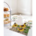 thumbnail image 4 of Farmhouse Sunflower Grateful Kitchen Dish Towels for Drying Dishes Set of 2, Brown Wooden Plank Country Waffle Weave Microfiber Hand Tea Bathroom Towels Quick Dry & Absorbent Towel 12x12, 4 of 7