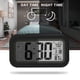 thumbnail image 5 of Mesa despertador reloj digital Dormitorio Sensor de temperatura Termómetro Termómetro de retroiluminación Calendario Portátil Snooze Relojes Hogar Negro Speravity EL006195-05B, 5 of 7