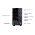 thumbnail image 2 of Wanptek Nps306W 0-30V 0-6A Commutation Cc Alimentation 3 Chiffres Affichage Conduit Haute Réglable Mini Alimentation Ac 115V/230V 50/60Hz Tension et Courant Régulé Double Sortie, 2 of 7