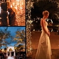 thumbnail image 4 of Christmas String Lights, 33FT 100 Ds Indoor Outdoor Fairy Lights 8 Flashing Modes and Memory Function with End-to-End Plug, Waterproof Fairy Lights for Bedroom Wedding Party Decorations (Warm White), 4 of 8