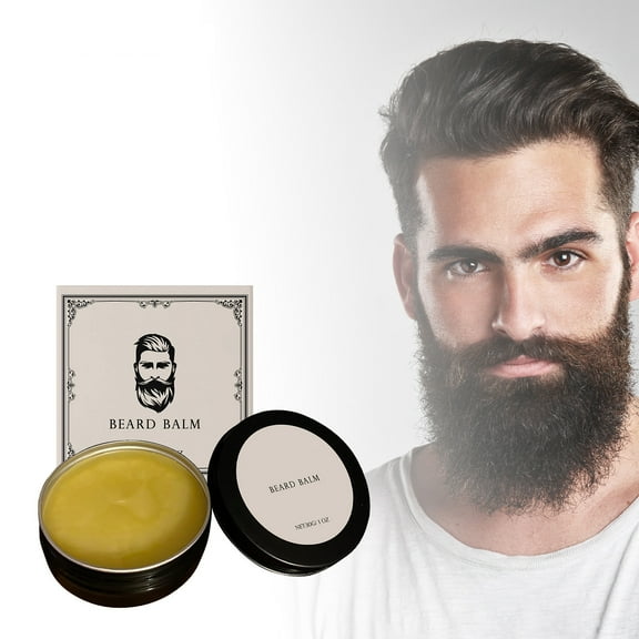 SDJMa Sandalwood Beard Balm for Men, Anti-Itch & Moisturizing Beard Conditioner, Non-Greasy Formula,30g