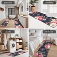 thumbnail image 5 of Pioneer Flower Floral Print Pattern Kitchen Rugs Sets Of 3,Kitchen Runner Rugs Non Skid Washable,Decorative Kitchen Floor Mats for Kitchen,Sink,Laundry,17"x30"+ 17"x47" + 17"x59", 5 of 6
